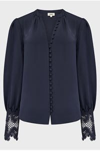 ava blouse in midnight