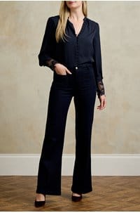 ava blouse in midnight