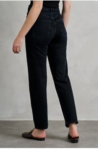 90's pinch waist jean in crushed