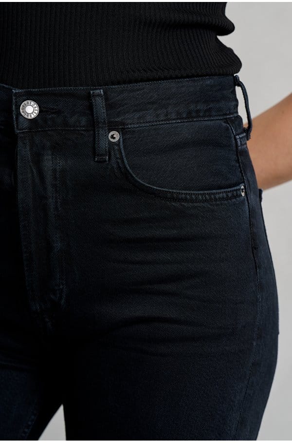 90's pinch waist jean in crushed