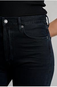 90's pinch waist jean in crushed