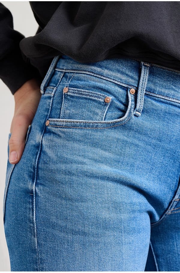 the mid rise rambler zip ankle in out of the blue