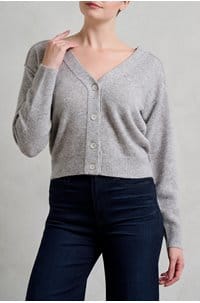 lux cardigan in grey