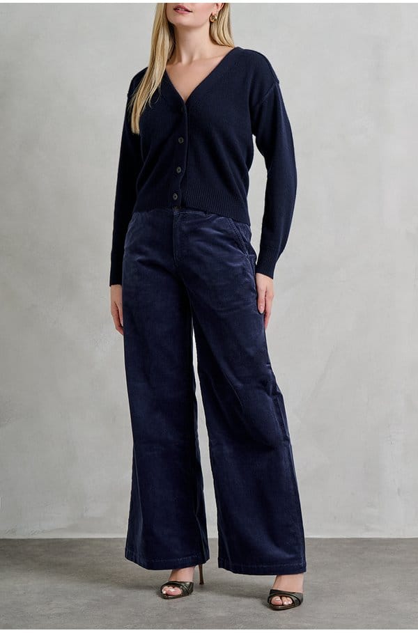 lux cardigan in navy