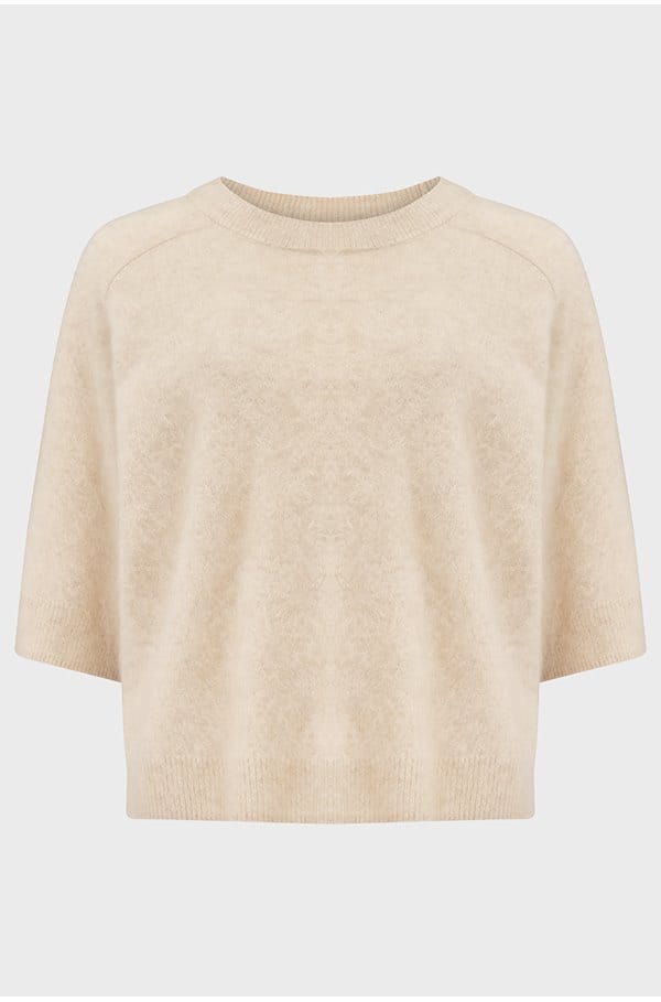 brushed belli tee in almond