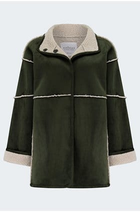Velvet albany sherpa jacket cheap