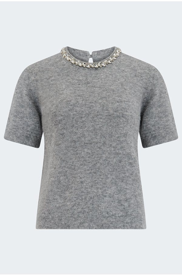 layton top in heather grey 