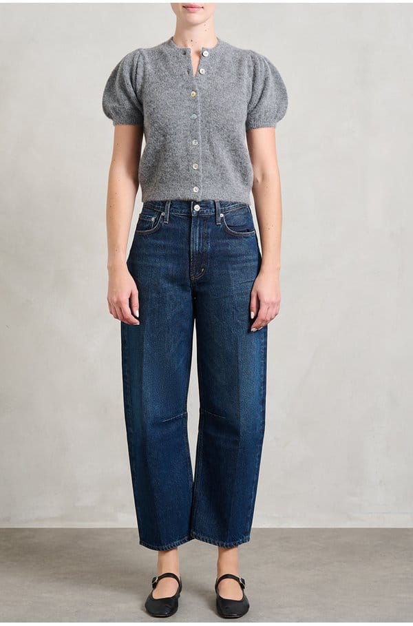 anisa cardigan in heather grey