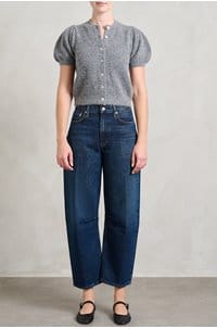 anisa cardigan in heather grey