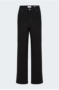 le slim palazzo long in black