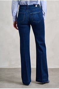 leenah wide jean in praline