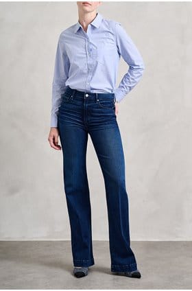 Leenah Wide Jean in Praline