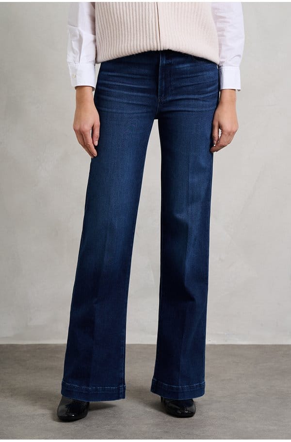 leenah wide jean in praline