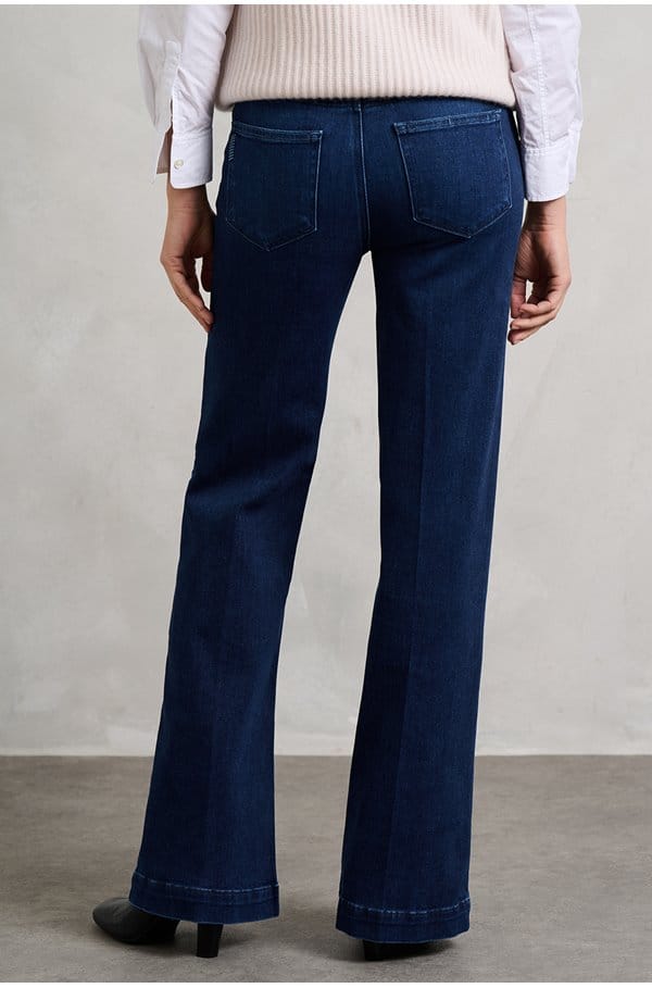 leenah wide jean in praline