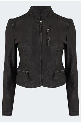 Ruci Leather Jacket in Black