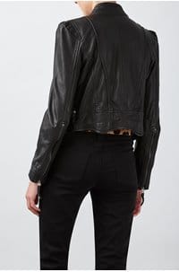 ruci leather jacket in black