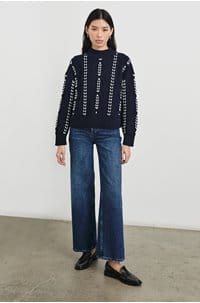 tori sweater in navy