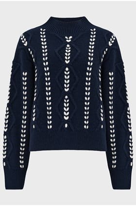 Tori Sweater in Navy