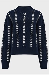 tori sweater in navy