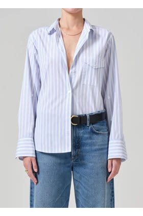 Shay Shirt in French Stripe