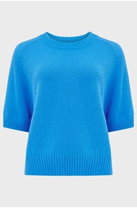 Short Sleeve Crew in Blue