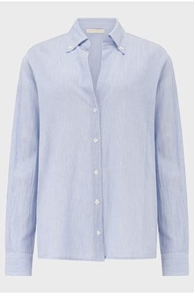 Druyat Shirt in Blanc Bleu
