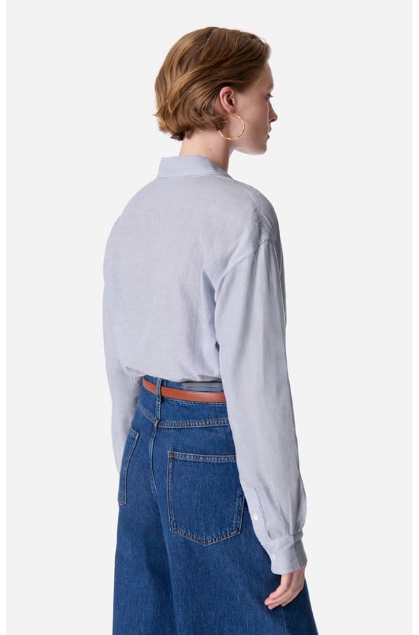 druyat shirt in blanc bleu