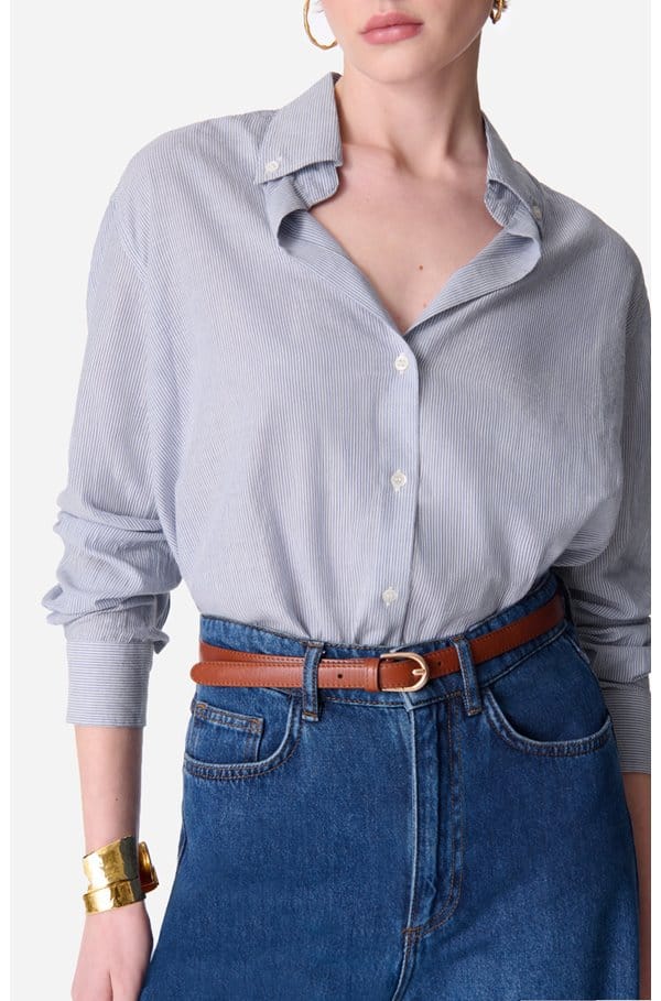 druyat shirt in blanc bleu