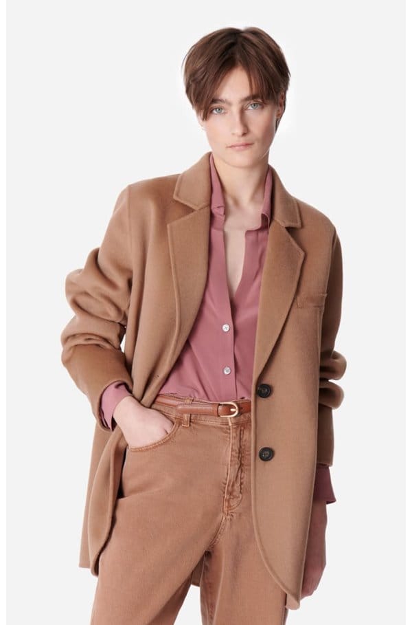 marc jacket in caramel