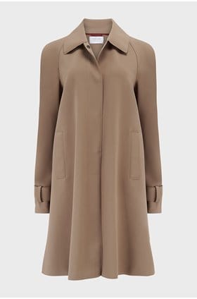 Trilogy Stores | Dropped Shoulder Coat in Mossy Green
