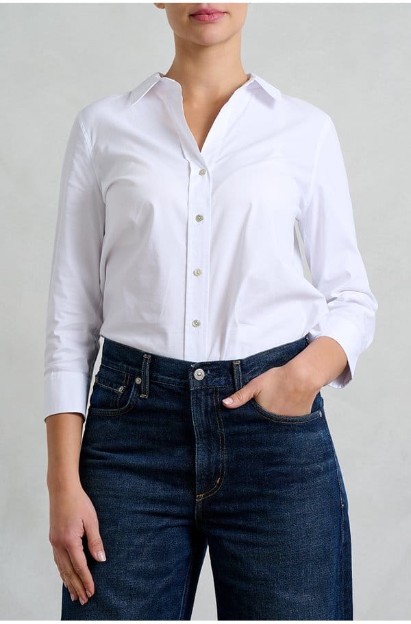 daniella blouse in white