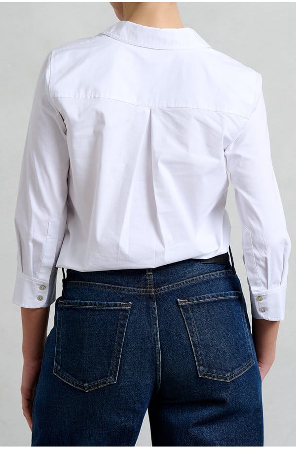 daniella blouse in white