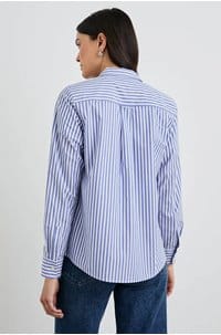 stina shirt in mariner white stripe