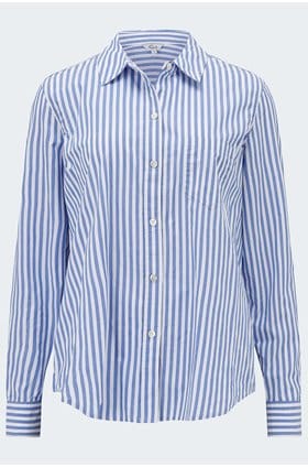 Stina Shirt in Mariner White Stripe