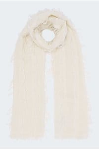 chacha scarf in ivory
