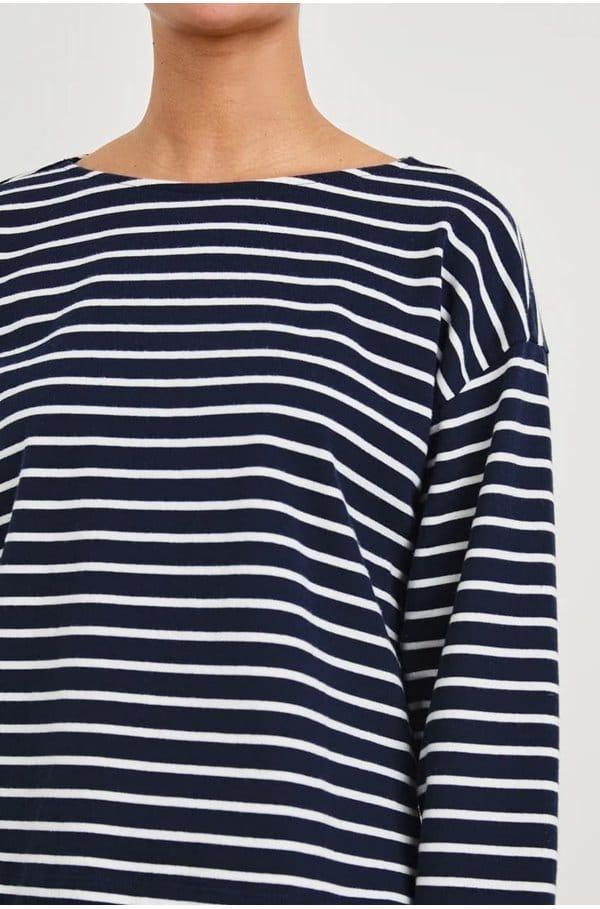 macy top in nautical stripe