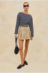 macy top in nautical stripe