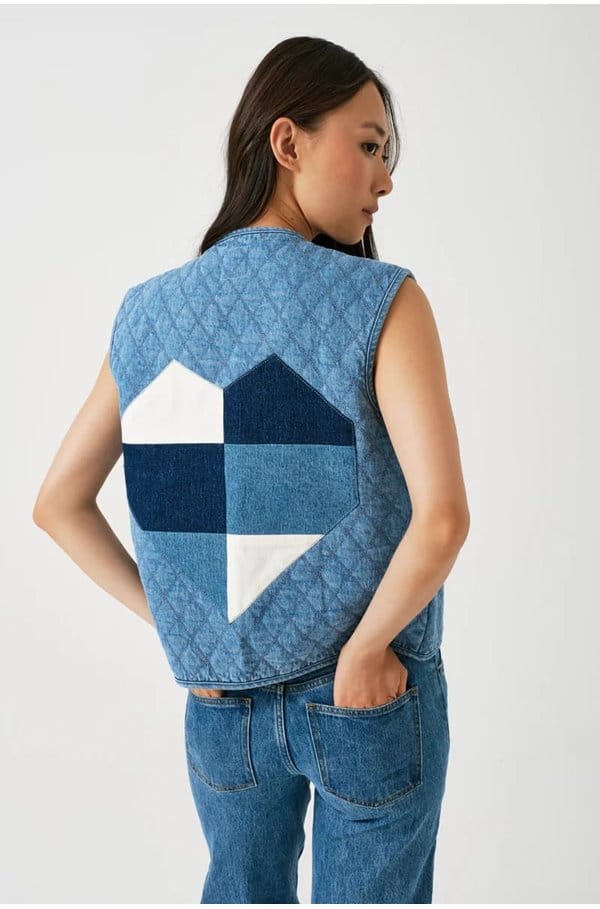 aria vest in rodeo vintage