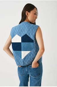 aria vest in rodeo vintage