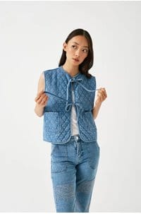 aria vest in rodeo vintage