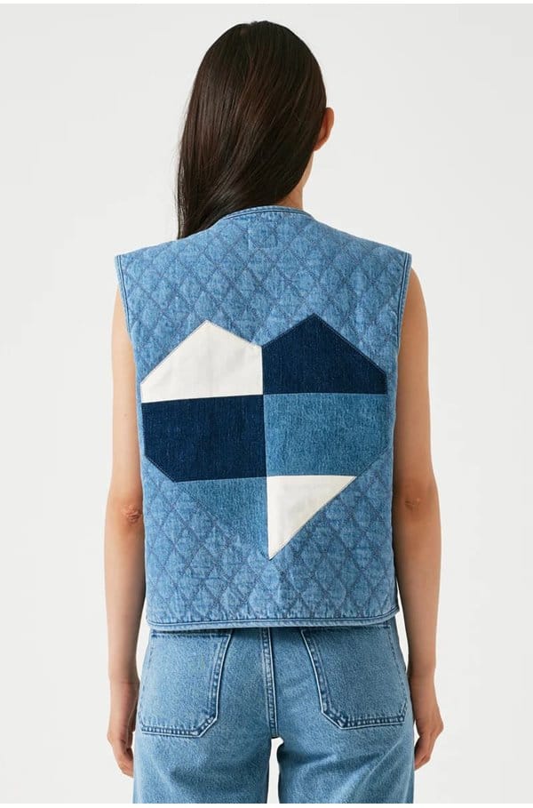 aria vest in rodeo vintage