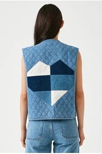 aria vest in rodeo vintage