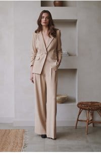 battista dickey jacket in stone khaki