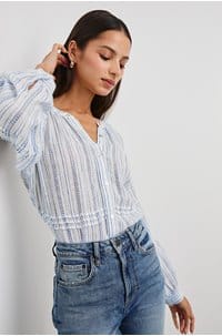 frances top in sonoma stripe