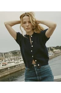 anisa cardigan in navy