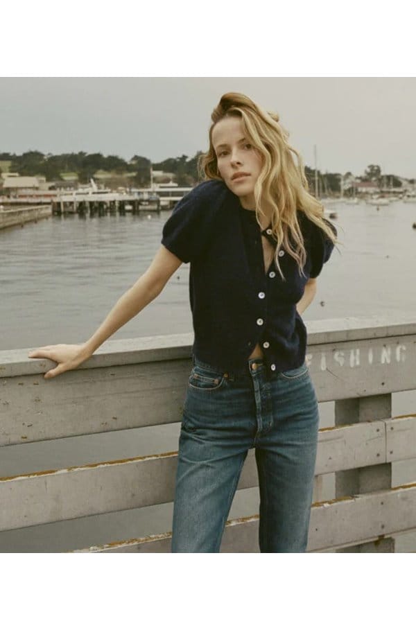 anisa cardigan in navy