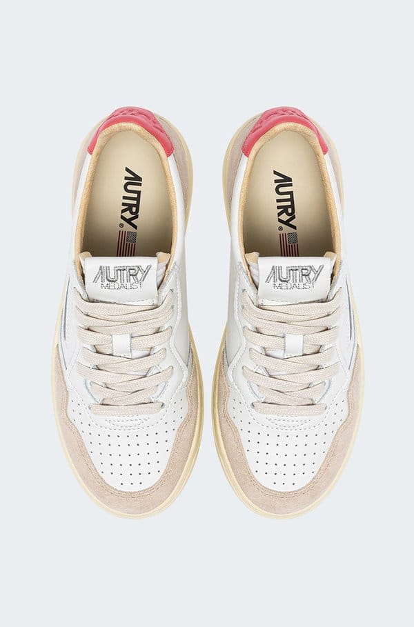 medalist low sneaker in rose