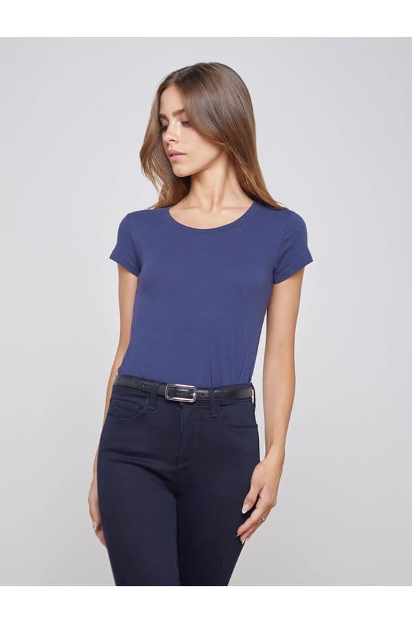 cory crew neck tee in navy