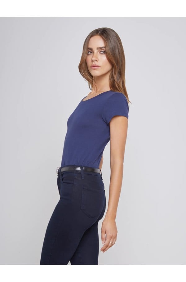 cory crew neck tee in navy