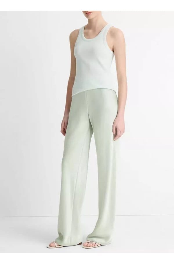 fluid bias pant in light jade water